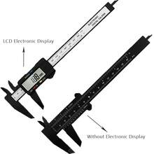 Digital Carbon Fiber Caliper, Vernier Measuring Tool, 150mm High Precision Digital Ruler For Length Measurement - Digital Black - View 6