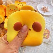 1个慢回弹逼真金黄色蒸包食品模型，仿真面包 - 彩色 - 查看 6