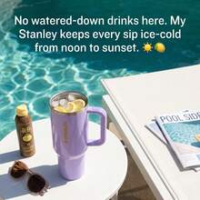 STANLEY Quencher ProTour Flip Straw Tumbler With Leakproof Lid, 40oz Insulated Stainless Steel Travel Cup, Gifts For Women Her Men Him, Valentine's Day Gifts Mother's Day Gifts New Year Christmas Stocking Stuffers, Light Purple - Màu Lilac Tím - Xem 2
