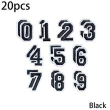 10/20/30pcs Multicolored Embroidered Number Patches, Combination Number Clothing Patches For DIY Decoration On Shirts, Skirts, Pants, Hats, Jeans - Multicolor - View 38