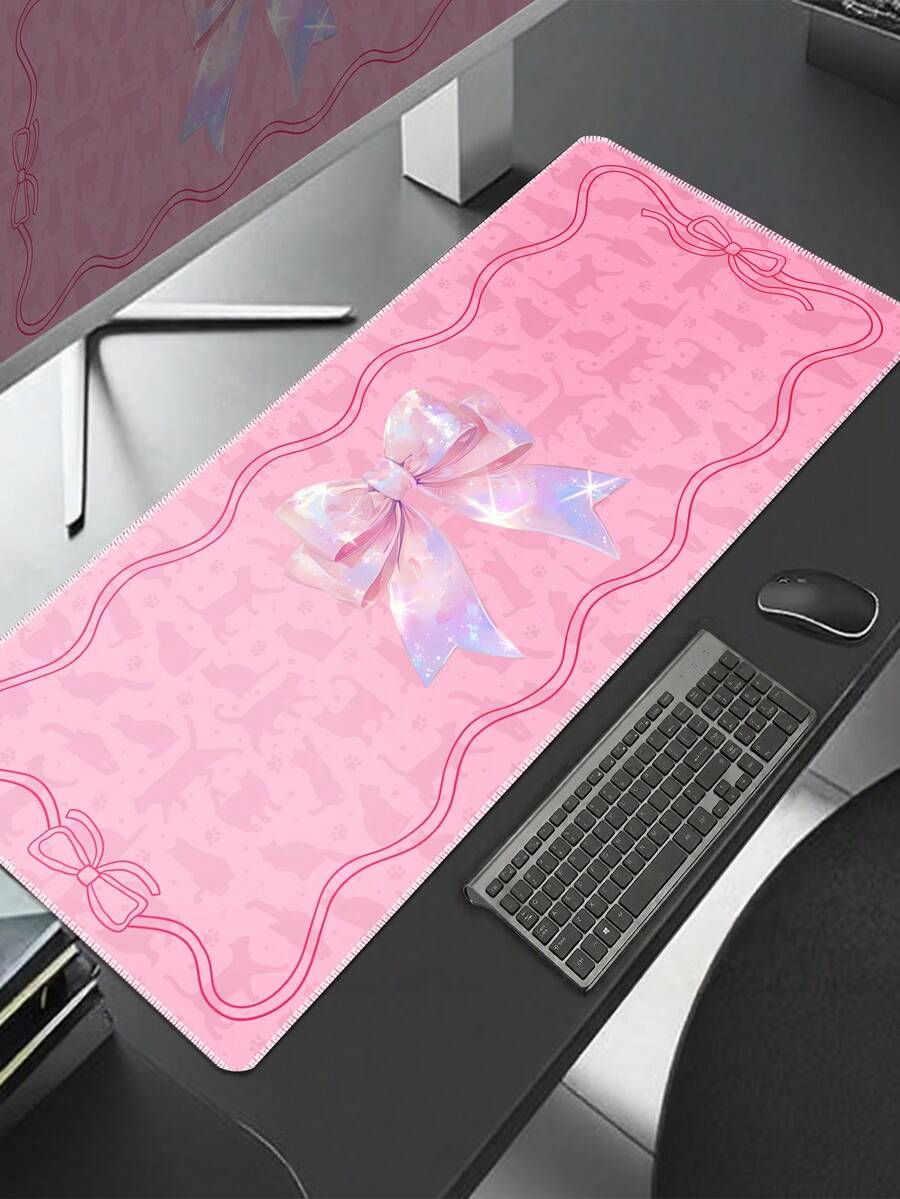 E-Sports Game Mouse Pad, Suitable For Home Office Work, Computer Keyboard Laptop Expansion Pad, Large Table Pad With Non-Slip Rubber Base Edge Stitching Desktop Decoration - View 1