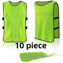 12pcs/2026 World Cup Football Training Vests, Adjustable Quick-Dry Match Vests, Suitable For Youth And Adult Team Sports - Multicolor - View 16