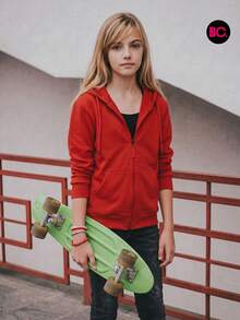 Big City Tween Girls Sweatshirts - 紅色 - 查看 2