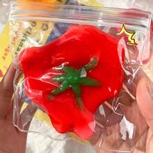 彈性水果造型壓力球,適合青少年與成人的擠壓玩具,水果造型液體填充壓力緩解玩具,放鬆工具,派對贈品,生日禮物,禮物袋填充物,成人新奇玩具,擠壓玩具 - 彩色 - 查看 6