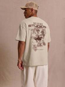 Women's Casual Printed T-Shirt, Short Sleeve And Round Neck, Local Urban Fashion Spring/Summer. Women's Blouses, Women's T-Shirts. 180g (S-XXXL) - 杏子 4 - 查看 4