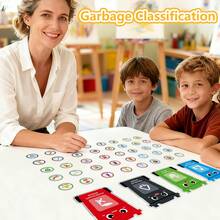 Quixorblex 44-Piece Felt Learning Set, Cartoon-Themed, For Early Education. Includes Garbage Sorting, Recycling And Life Skills Props. Montessori Teaching Resources For Home, School And Classroom Use. Educational Felt For Classification And Learning Activities - Multicolor - View 9