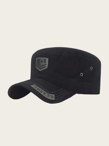 1pc Men's Military Flat Top Cap, Lightweight Breathable Sun Protection Hat, Unisex Outdoor Baseball Cap, Suitable For Spring & Summer - Multicolor - View 10