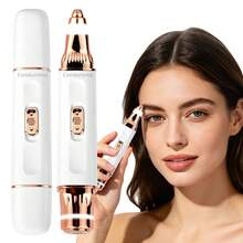 Conduroma 2-In-1 Dual Head Electric Hair Trimmer For Women, Eyebrow & Facial Hair Trimmer, Multipurpose Shaver For Private Area, Underarm, Leg, Arm And Face, 360° Ring LED Light, Compact Portable Design, USB Charging, Ideal Gift Choice. - Upgraded Version - View 12