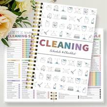 ADHD Cleaning Planner (Spiral Bound) - Color-Coded Cleaning Schedule, Daily/Weekly/Monthly/Annual Planners, Cleaning Task Checklists, Suitable For Household, Homemakers Productivity Planning And Cleaning Records - A - View 4
