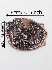 1 pieza Hebilla de cinturón con relieve de estilo occidental - BH1073 - Ver 2
