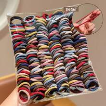110pcs/200pcs Women's Multi-Color Multi-Style Mix & Match Daily Use Small Hair Ties - / - View 7