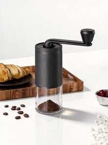 1pc Manual Coffee Grinder With Ceramic Core, Adjustable Coarseness, Suitable For Moka Pot And French Press, Ideal Christmas And Thanksgiving Gift For Coffee Lovers - Multicolor - View 2