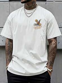 Men T-Shirts - White - View 2