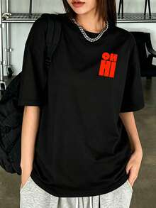 Women T-Shirts - 黑色 - 查看 5