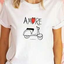 mia Amore Vespa Vespa Vintage, Vespa Italiana, Scooter Italiano, mia De Italia, mia De Vaciones Italiana, Rega1lo Italiano, uvenir Italiano17 - Blanco - Ver 1