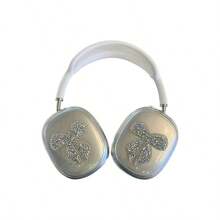 Rhinestone Bow Protective Case For Amax Headphone, Suitable For Apple Headphones - Multicolor - View 4