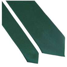 Set Of 5 Light Gray Formal Ties For Groomsmen, Weddings, Events, And Conferences - 翡翠綠 - 查看 5