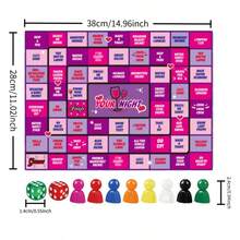 1 Set Multi-Functional Party Drinking Game Props, Rubber Anti-Slip Dual-Use Chessboard With Mouse Pad And Desktop Decor Function, Multi-Player Competitive Interactive Mini Games, Suitable For Bar Team Building, Friends Gathering, Couple Date, Various Holiday Parties, Icebreaker Tool To Liven Up The Atmosphere - Multicolor - View 6