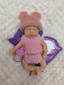 1 PC 6 Inch Pascal Girl Reborn Doll Full Solid Silicone Body Soft Skin Like Feel Perfect Gift For Kids & Collectors(Anatomically Accurate) - Reborn Doll - View 13