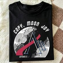 Artemis II Moon Joy Space Shirt - Negro - Ver 1