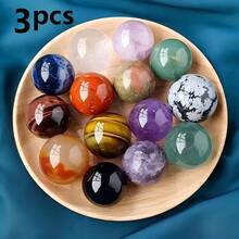 1pc High Quality Tortoise Shell Stone Crystal Ball, Unique Crystal Collectible, Perfect For Home Decor, Ideal Holiday Gift For Family, Parents And Friends - Multicolor - View 10