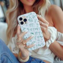 [Se envía en 24 horas desde México]Una nueva funda para teléfono con diseño creativo personalizado, hecha de material TPU, con claridad de alta definición, buenas propiedades anti-caídas, a prueba de golpes y anti-huellas, duradera y adecuada para las series Apple 17/16/15/14/13/12/11/X/Xs/Pro/Plus/Pro Max, así como para Samsung S21/S22/S23/S24/S25/S26FE/Ultra/Plus/Edge y , , y otras series. La elección perfecta para regalos de cumpleaños y diversas festividades. - Blanco - Ver 5