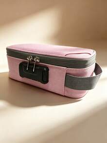 1pc Odor-Proof Bag, Combination Lock, Tobacco Bag, Smoking Tool Storage Bag, Portable Pipe Lock Bag - Multicolor - View 4