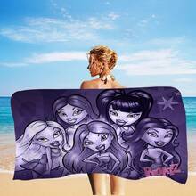 Manta de microfibra  de muñeca encantadora, toallas de playa de secado rápido, manta de toalla de piscina súper absorbente con estampado de gran tamaño - sandía1 - Ver 5