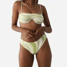 2026 New Two-Piece Sexy Strapless Swimsuit Bikini - Small Floral Pattern - View 6