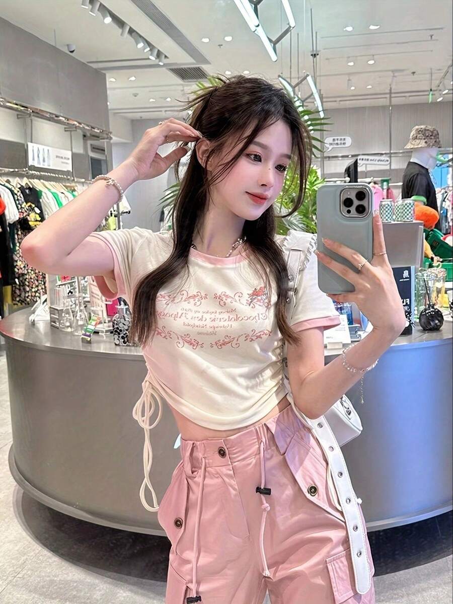 Women Tops - Apricot - View 1