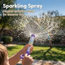 Juguete de juego de agua para exteriores de verano, juguete de rociado de agua retráctil, perfecto para actividades en el césped, playa, jardín y parque de verano, regalo de cumpleaños y festivo para niños. Color del accesorio aleatorio - Juguete con rociador de agua extraíble - Ver 7