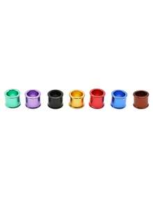 12入多色鴿子腳環 內徑8mm 高度9mm 雙捲邊鋁製鳥腿環 寵物鳥鸚鵡識別環 訓練配件 - 查看 8