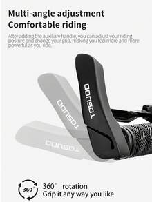 TOSUOD Lightweight Bicycle Extended Handlebar And Bicycle Handlebar, Mountain Bike Handlebar, Bicycle Auxiliary Handlebar, Suitable For Various Bicycles, Ideal Choice - Multicolor - View 4