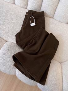 Women Pants - Brown - View 3