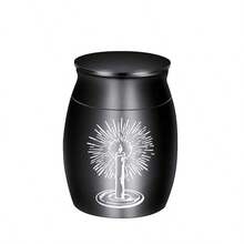 Small Urns For Human Pet Ashes Carving Candles Pattern Mini Urn For Ashes Keepsake Cremation Urns Memorial Ashes Holder - Multicolor - View 7