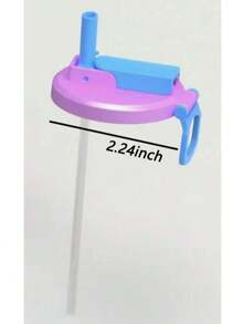 1 chiếc ống bọc ống hút silicon tái sử dụng, phù hợp với lon nước ngọt, ống bọc ống hút mới sáng tạo cho nước ngọt, đồ uống, nước ép, nước khoáng có ga (Vui lòng lắp đặt theo các bước để tránh ống hút bị tuột), dễ mang theo và vệ sinh, phù hợp cho trẻ em và người lớn sử dụng tại nhà, nhà bếp, trường học, khi đi du lịch, hoạt động ngoài trời, tiệc nướng BBQ, tiệc bãi biển, đảm bảo đồ uống sạch sẽ và hợp vệ sinh, phụ kiện cốc nước ngọt, ống hút, nắp ống hút, giải khát mùa hè. - Nhiều màu - Xem 13