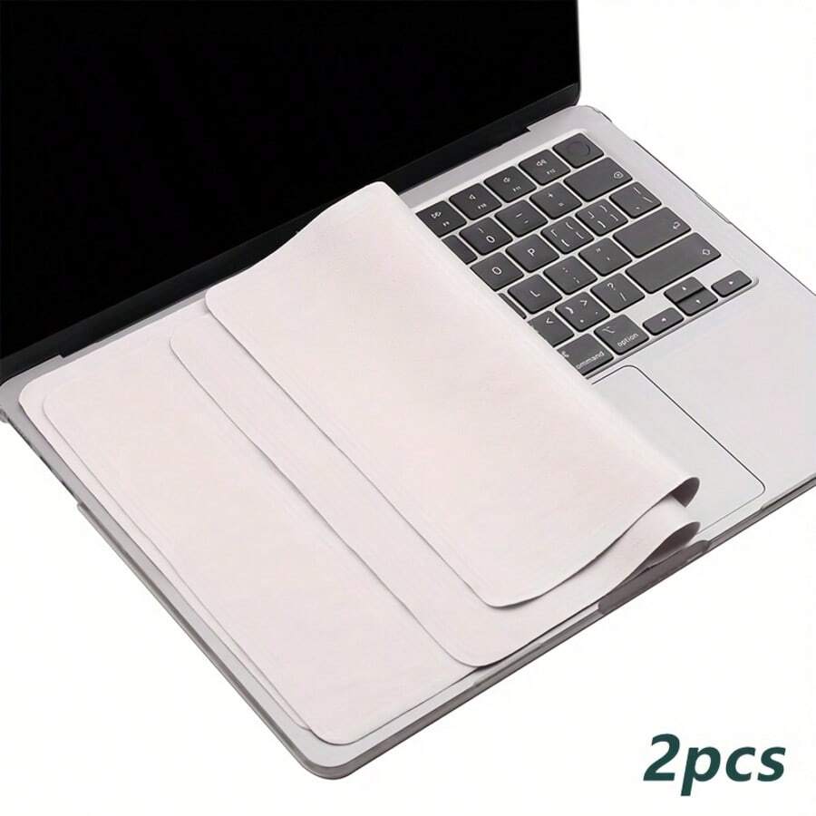 適用於 MacBook Air Pro 13/14/15/16 吋筆電螢幕鍵盤保護墊,防刮、防塵、防油超細纖維材質,有效防止鍵盤螢幕印痕 - 查看 1