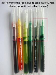 9支/套 36色液体墨水走珠笔，速干彩色圆珠笔，0.5毫米笔尖，书写流畅，出墨均匀，适合记笔记、高亮标记和DIY日记 - Gel Pen - 查看 10