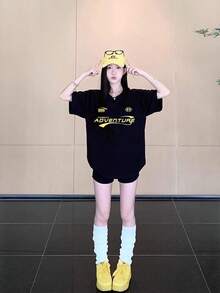 Women Tops - Black - View 4
