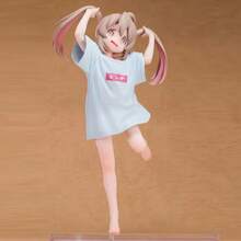 1 pièce Figurine de fille anime magnifique - Ensemble maillot de bain et t-shirt - Cheveux dégradé rose avec queues de cheval - Décoration de bureau de collection pour fan d'anime - Cadeau parfait pour anniversaire, Noël, Saint-Valentin - Convient pour l'affichage à la maison ou au bureau - 18+ ans - Idéal pour l'installation de jeu et la décoration anime - Détails exquis et couleurs mignonnes. - Multicolore - Voir 4