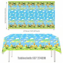 1/3PCS Tractor Party Tablecloth For Scarecrow Tractor Birthday Decorations, Farm Birthday Shower Party Farm Tractors Table Cover,54 X 108 In - Scarecrow Tractor Tablecloth - View 9
