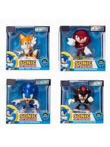 Simba Sonic 壓鑄式音速小子刺蝟公仔 (2.5") – Metalfigs 系列：, 索尼克、泰爾斯或陰影 – 8 歲以上適用金屬收藏品，適合粉絲與收藏家的絕佳禮物 (單入裝) - 彩色 - 查看 3