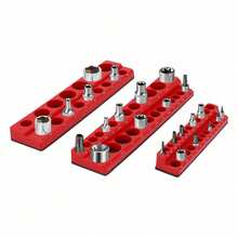 3PCS Wear-Resistant Magnetic Socket Organizer Magnetic Socket Holder Socket Tray - 1 - View 5