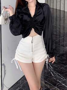 Women Pants - Black - View 7