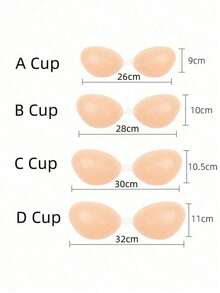 1 Cặp áo ngực silicon nữ, áo ngực silicon không dây, miếng dán ngực silicon xếp ly cho nữ, kiểu dáng phổ biến, áo ngực cưới, miếng che đầu nhũ hoa, áo ngực thoáng khí chống thấm nước, áo ngực silicon không lót, miếng đệm định hình ngực silicon cho nữ, nhiều kiểu dáng, phù hợp cho trang phục cưới, có miếng che đầu nhũ hoa, thoáng khí và chống thấm nước. - nhiều màu - Xem 10