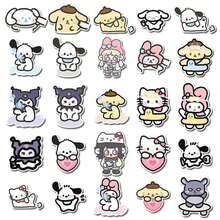 Set Stiker Tema Malaikat Sanrio My Melody & Friends, Stiker Dekoratif Karakter Pastel untuk Jurnal, Scrapbook, Laptop, Casing Ponsel, Buku Catatan & Dekorasi DIY - Gaya 1 - View 2
