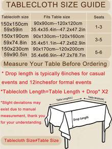 PVC Composite Flannel Imitation Cloth Printed Tablecloth, Waterproof And Oil-Proof - Brown - View 3
