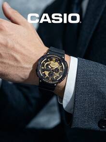 Casio Sport Daily Essential Unisex Black Resin Digital Watch, 100m Water Resistant Wristwatch With Alarm, Stopwatch, Countdown Timer, Backlight, MCW-200H-9A - Black - View 4