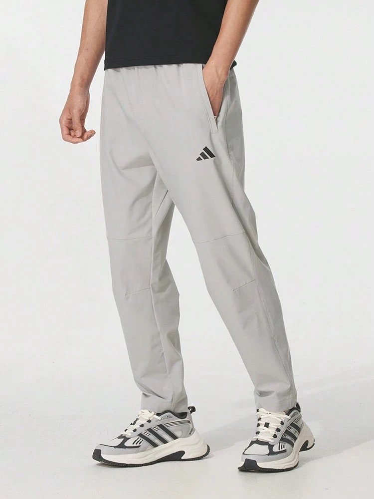 Adidas MH ENT WVPNT Quần vải Climacool Breeze dệt một lớp Quần thể thao nam KC5326 - Xám kim loại - Xem 1