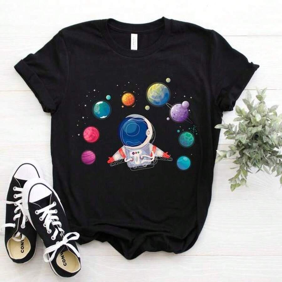 Women T-Shirts - Black - View 1